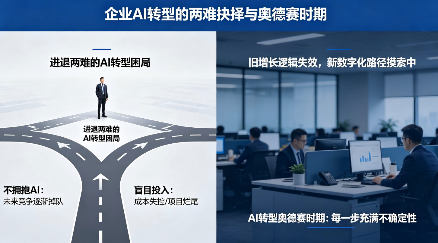企业 AI 转型的奥德赛时期：不是要不要走，而是怎么走